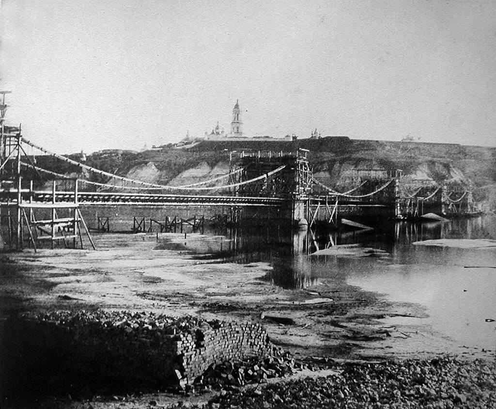 Ланцюговий міст у києві 1850-х